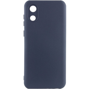 Чохол Silicone Cover Lakshmi Full Camera (A) для Samsung Galaxy A03 Core (Синій)