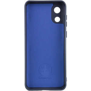 Чохол Silicone Cover Lakshmi Full Camera (A) для Samsung Galaxy A03 Core – Синій