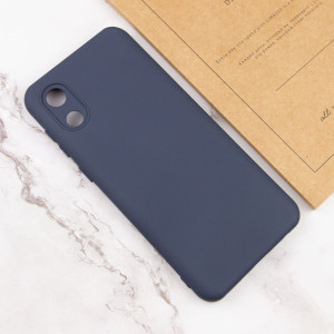 Чохол Silicone Cover Lakshmi Full Camera (A) для Samsung Galaxy A03 Core – Синій