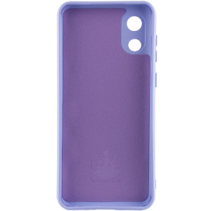 Чохол Silicone Cover Lakshmi Full Camera (A) для Samsung Galaxy A03 Core – Бузковий