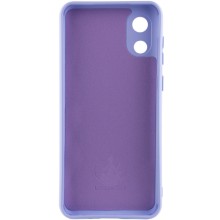 Чохол Silicone Cover Lakshmi Full Camera (A) для Samsung Galaxy A03 Core – Бузковий