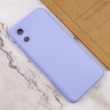 Чохол Silicone Cover Lakshmi Full Camera (A) для Samsung Galaxy A03 Core – Бузковий