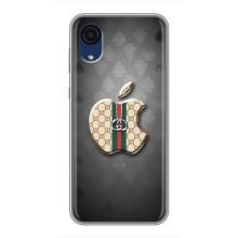Чехлы ГУЧЧИ для Самсунг А03 Кор (AlphaPrint) (Apple gucci)