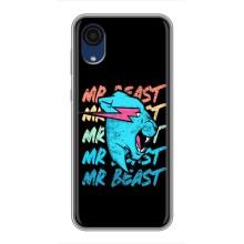 Чехлы Мистер Бист для Самсунг А03 Кор (logo Mr beast)