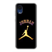 Чехлы для Samsung Galaxy A03 Core - с картинкой JORDAN (AlphaPrint) (Jordan Gold)