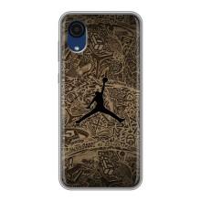 Чехлы для Samsung Galaxy A03 Core - с картинкой JORDAN (AlphaPrint) (Logo Jordan)