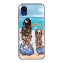 Чохол з друком для Samsung Galaxy A03 Core - (Мама з дитинкою) (AlphaPrint) (Мама з донькою)