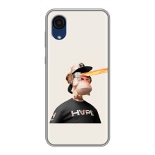 Чехлы с Обезьянами NFT для Samsung Galaxy A03 Core (AlphaPrint) (обезьяна NFT в очках)