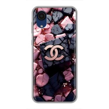 Чехол (Dior, Prada, YSL, Chanel) для Samsung Galaxy A03 Core (Шанель)