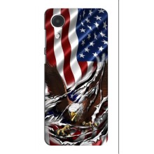 Чехол Флаг USA для Samsung Galaxy A03 Core