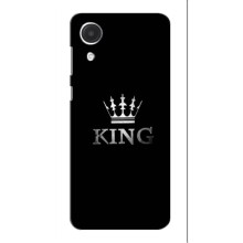 Чохол (Корона на чорному фоні) для Самсунг А03 Кор – KING
