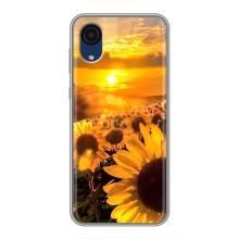 Чохол з Квітами для Samsung Galaxy A03 Core (поле соняшників)
