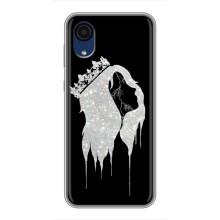 Чехол с Короной Самсунг А03 Кор - (AlphaPrint) (Принцесса)