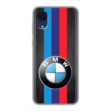 Чехол для Самсунг А03 Кор - с принтом БМВ (AlphaPrint) (Лого BMW)