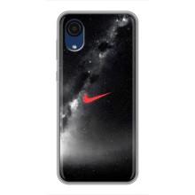 Чехол для Samsung Galaxy A03 Core - с принтом Найк (AlphaPrint) (Найк красный)