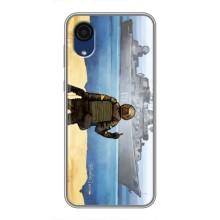 Чехол с принтом (Русский корабль...) для Самсунг А03 Кор (AlphaPrint) – Русский корабль