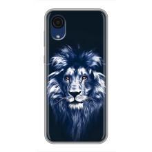 Чохол з картинкою ЛЕВ для Samsung Galaxy A03 Core (VPrint) – Синій Лев