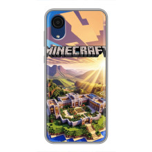 Чехол с картинками Майнкрафт для Самсунг А03 Кор – Minecraft
