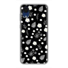Чохли з тематикою "КВІТИ" на Samsung Galaxy A03 Core (цвітіння на чорному)