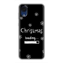 Рождественские, Праздничные Чехлы для Самсунг А03 Кор (Christmas loading)