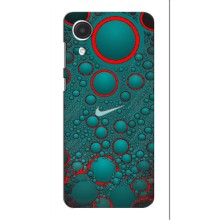 Силиконовый Чехол на Samsung Galaxy A03 Core с картинкой Nike – Найк зеленый