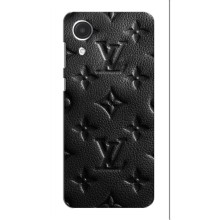 Текстурный Чехол Louis Vuitton для Самсунг А03 Кор – Черный ЛВ