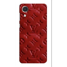 Текстурний Чохол Louis Vuitton для Самсунг А03 Кор – Червоний ЛВ