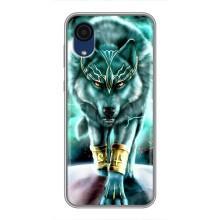 Защитные чехлы для Самсунг А03 Кор (AlphaPrint) (ХИТ продаж) ВОЛК (Яркий волк)