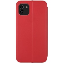 Кожаный чехол (книжка) Classy для Samsung Galaxy A03 – Красный