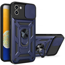 Чехол Ummi Camshield Serge Ring для Samsung Galaxy A03 – Синий