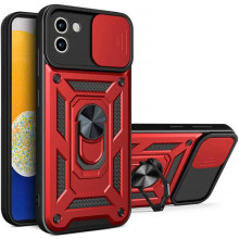 Чехол Ummi Camshield Serge Ring для Samsung Galaxy A03 – Красный