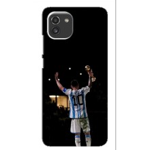 Чехлы Лео Месси Аргентина для Samsung Galaxy A03 (A035) (Лео Чемпион)