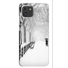 Чехлы на Новый Год Samsung Galaxy A03 (A035) – Снегом замело
