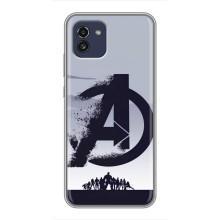 Чехлы с героями Марвел Samsung Galaxy A03 (A035) (VPrint)