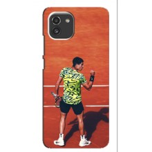 Чехлы с принтом Спортивная тематика для Samsung Galaxy A03 (A035) (Алькарас Теннисист)