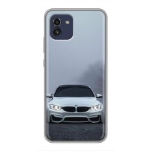 Чехол BMW для Самсунг А03 – БМВ в тумане
