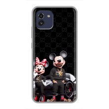 Чехол Disney Mouse Samsung Galaxy A03 (A035) (PREMIUMPrint) (Семья Маусов)