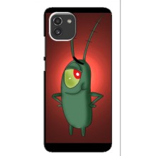 Чехол с картинкой "Одноглазый Планктон" на Samsung Galaxy A03 (A035) (Стильный Планктон)