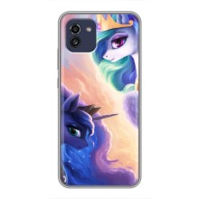 Чохол для Самсунг Ґелексі А03 (А035) - (Єдинорожки - Новинки) (AlphaPrint) (Єдинорожки)