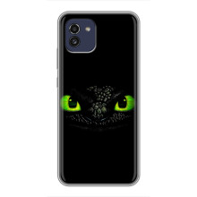 Чехол дракон Беззубик для Samsung Galaxy A03 (A035) – Глаза Беззубика