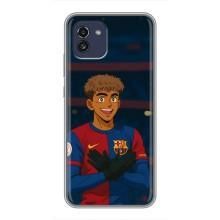 Чехол с футболистом Ламин Ямаль Samsung Galaxy A03 (A035) – Футболист Ямал