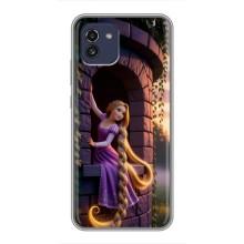 Чехол Рапунцель для Samsung Galaxy A03 (A035) (Рапунцель на башне)