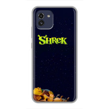 Чехол с мультфильмом Шрек на Samsung Galaxy A03 (A035) – Шрек лого