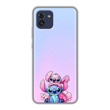 Чехол с рисунком Стич для Samsung Galaxy A03 (A035)