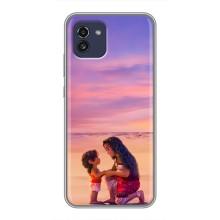 Чехол с мультфильмом Моана Samsung Galaxy A03 (A035) (Моана и Симеа)