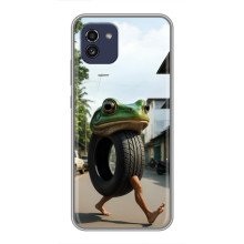 Чехол с мемами тралалело тралала для Samsung Galaxy A03 (A035) – Бонека амбалабу