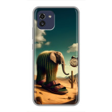 Чехол с мемами тралалело тралала для Samsung Galaxy A03 (A035)