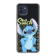 Чехол с принтом Стич на Samsung Galaxy A03 (A035) – Stitch 626
