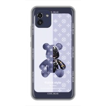 Круті Чохли Луі Віттон для Samsung Galaxy A03 (A035) (AlphaPrint) (Медведик LV)