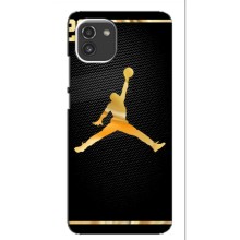 Силиконовый Чехол Nike Air Jordan на Самсунг А03 (Джордан 23)